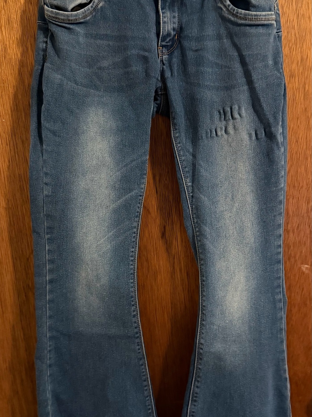 BAMBOO Blue Faded Denim Jeans